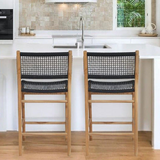 Cumberland Counter/Bar Stool - Black (Indoor/Outdoor) Sun Republic 