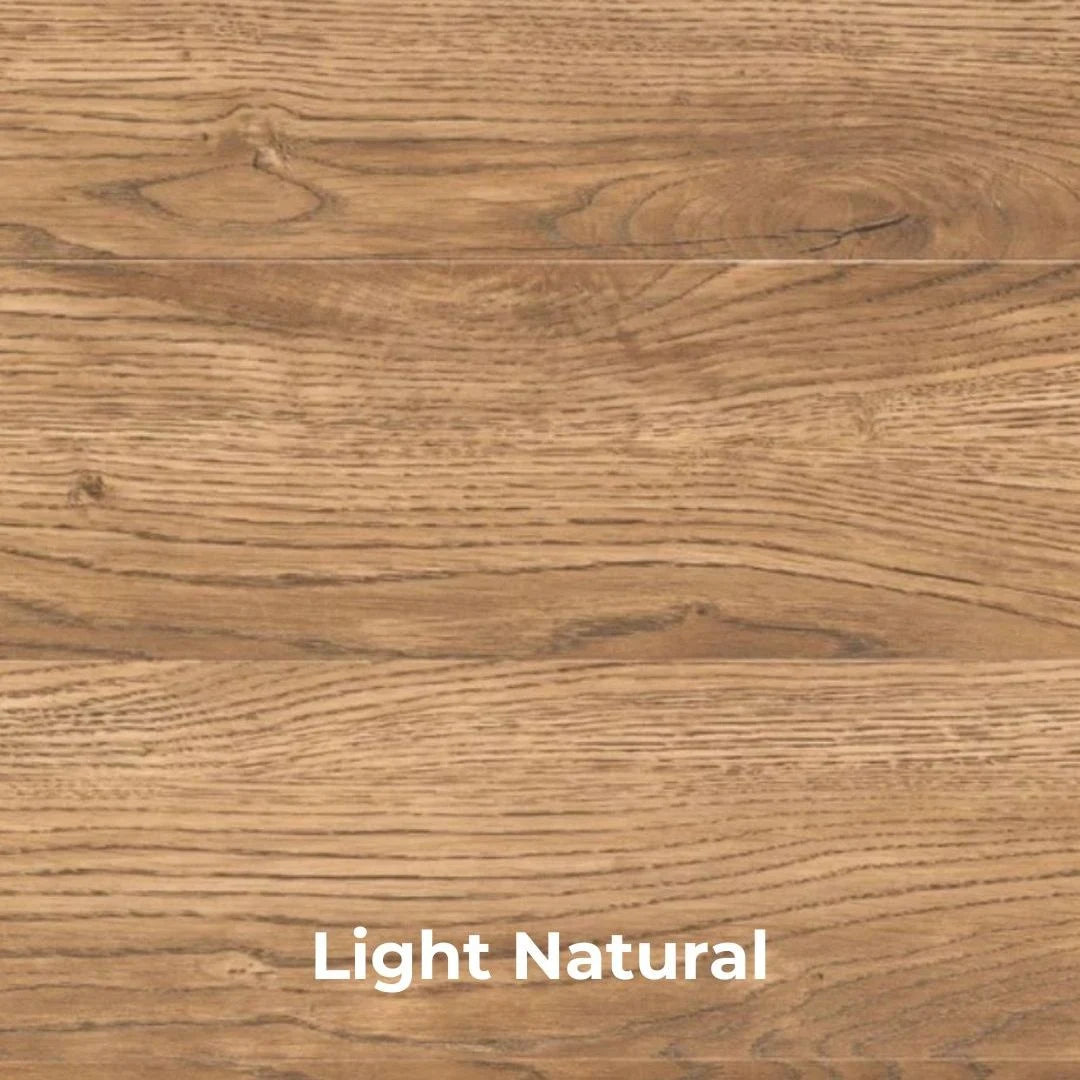 Light natural wood texture with 'Light Natural' label