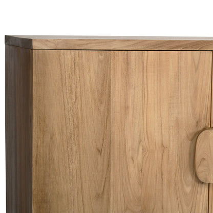 Flynn Solid Teak Sideboard Natural - 300cm | 6 Door