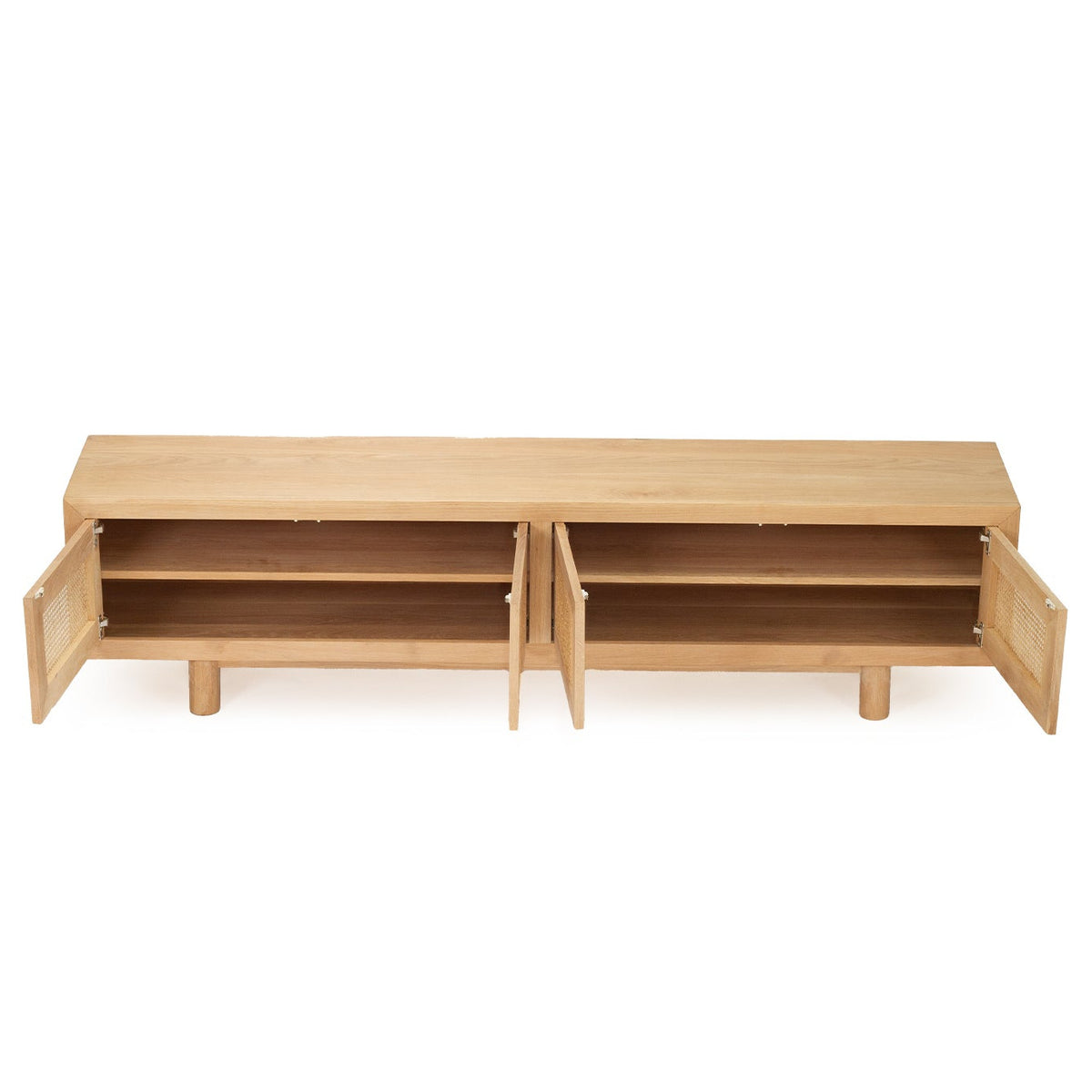 Hali American Oak Entertainment Unit - 220cm 4 Door