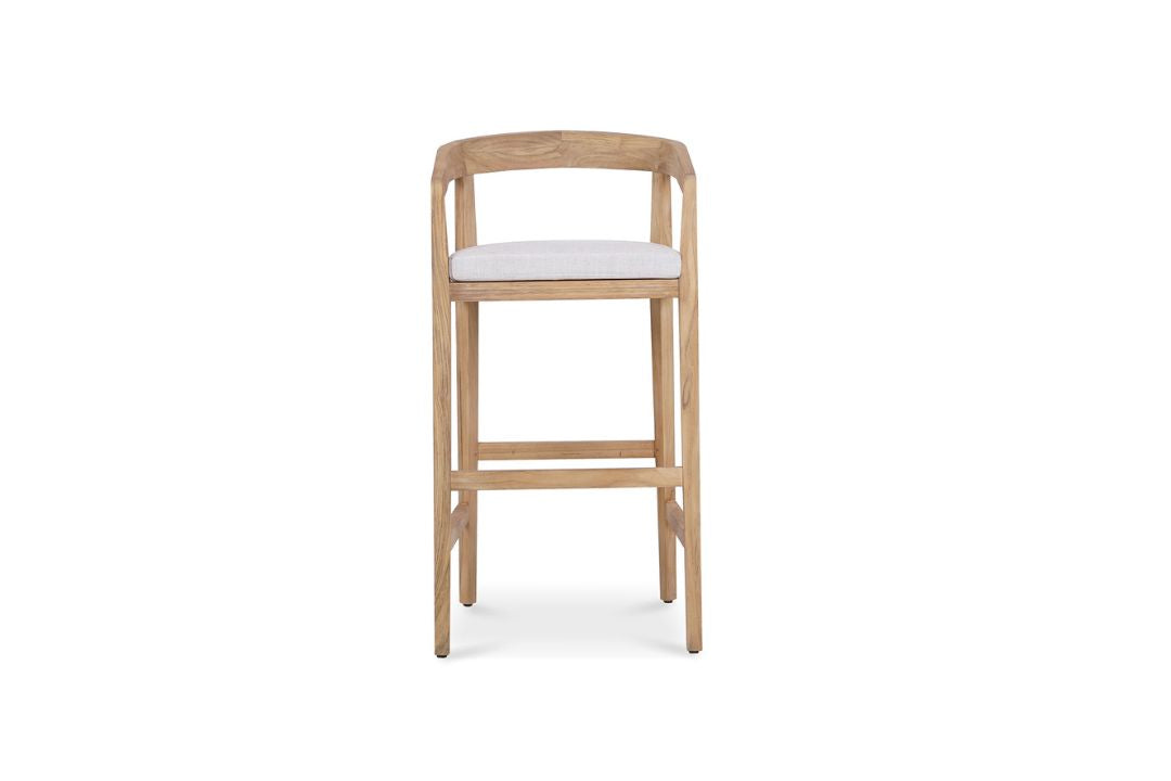 Kirra Teak Counter/Bar Stool with Sunbrella