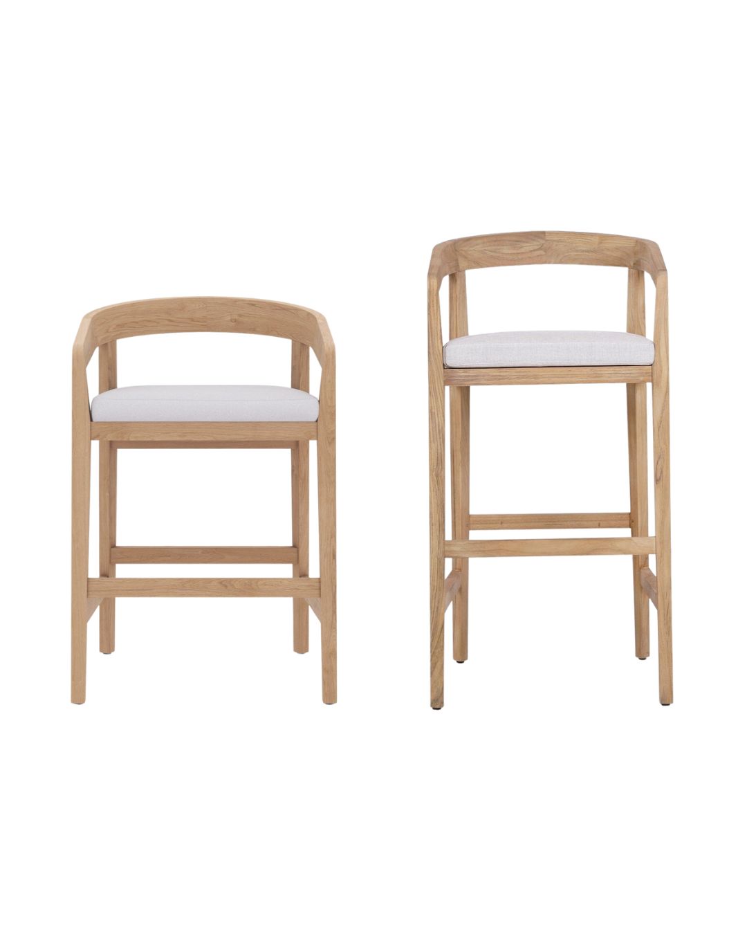 Kirra Teak Counter/Bar Stool with Sunbrella