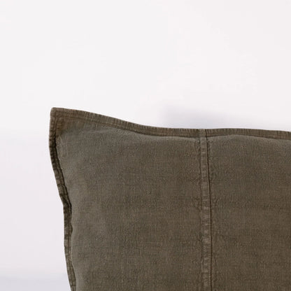 Brown pillow on a white background