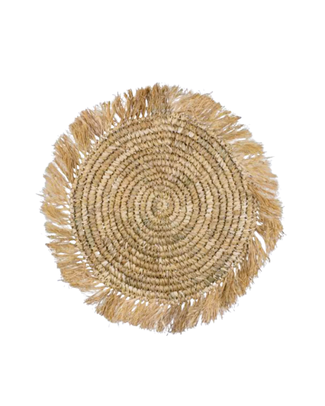 Natural Raffia Round Placemat