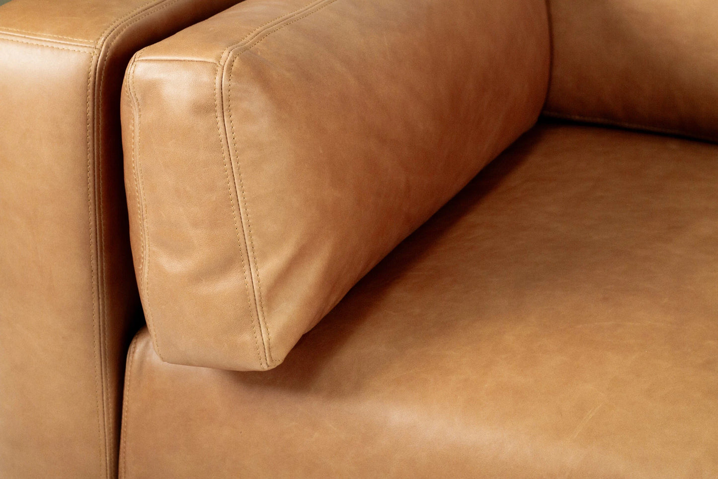 Portland Modular Leather Sofa – Trends Saddle Tan