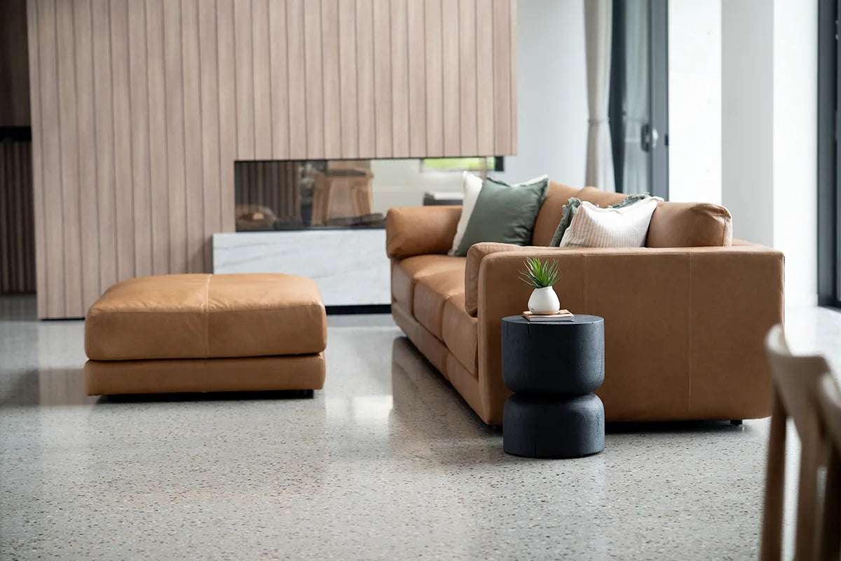 Portland Modular Leather Sofa – Trends Saddle Tan