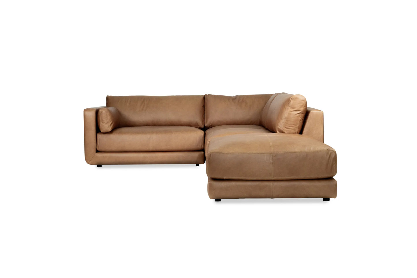Portland Modular Leather Sofa – Trends Saddle Tan