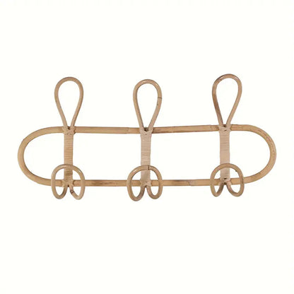 Rattan Trio Wall Hook