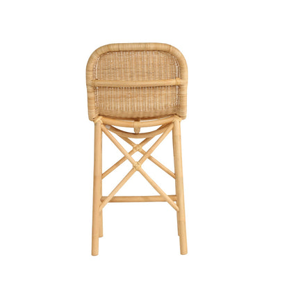 Seraphina Rattan Counter Stool - Natural