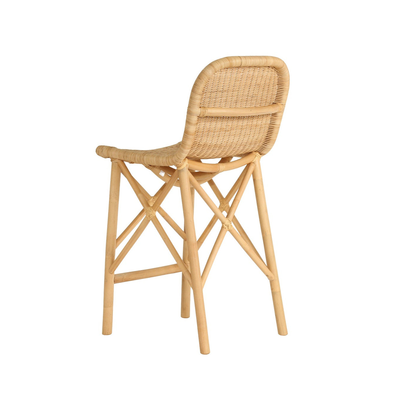 Seraphina Rattan Counter Stool - Natural