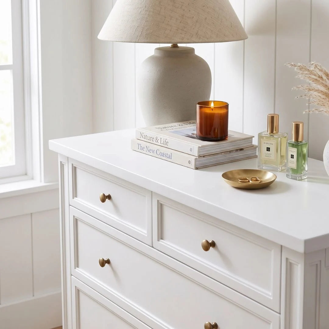 Cayman 5-Drawer Dresser - White