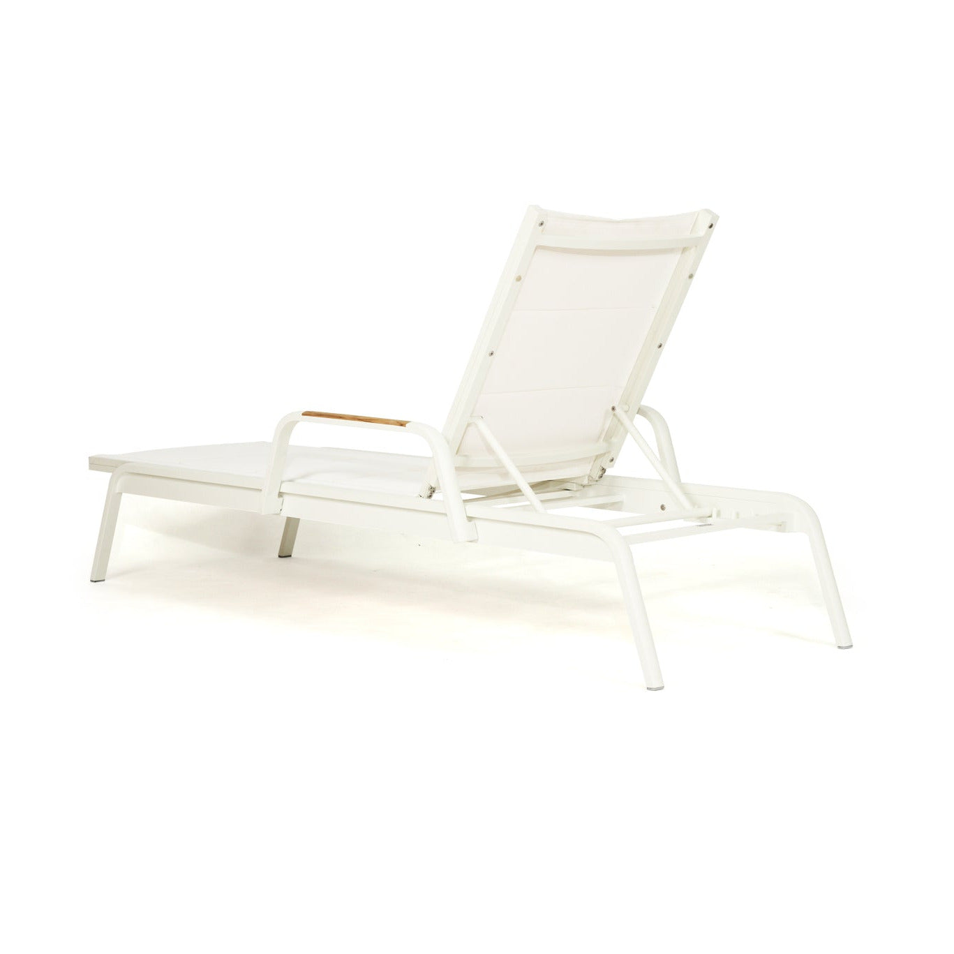 White lounge chair on a white background