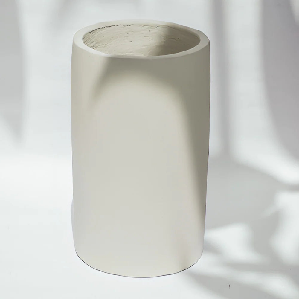 Rosalia Ceramic Wall Sconce – Organic White