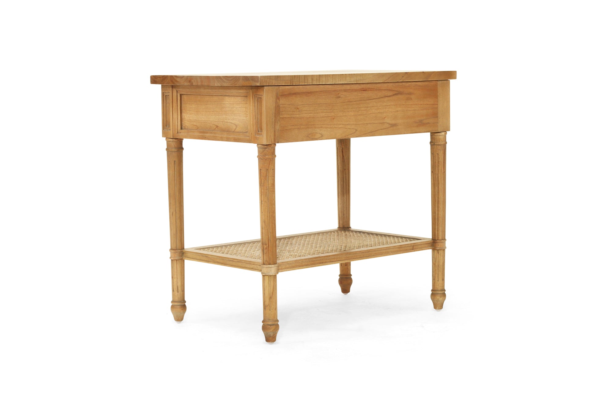 Cayman Weathered Oak 70cm Bedside Table