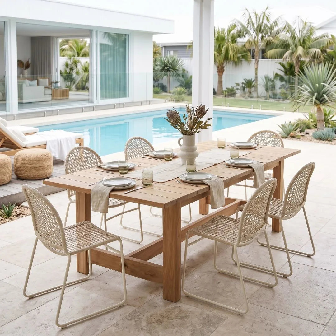 Hamilton White Outdoor Dining Chairs