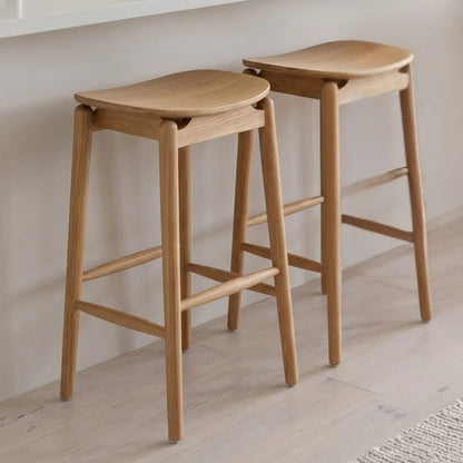 Jansen counter stools in a modern kitchen setting.