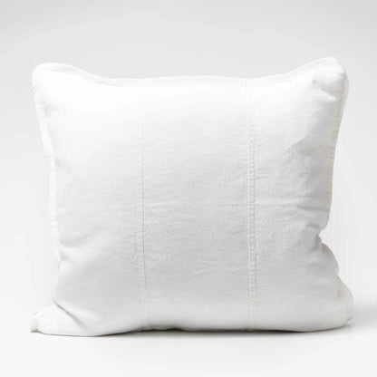 White pillow on a white background