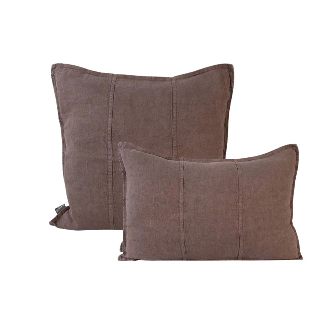 Luca Cushion in Mink colourway 
