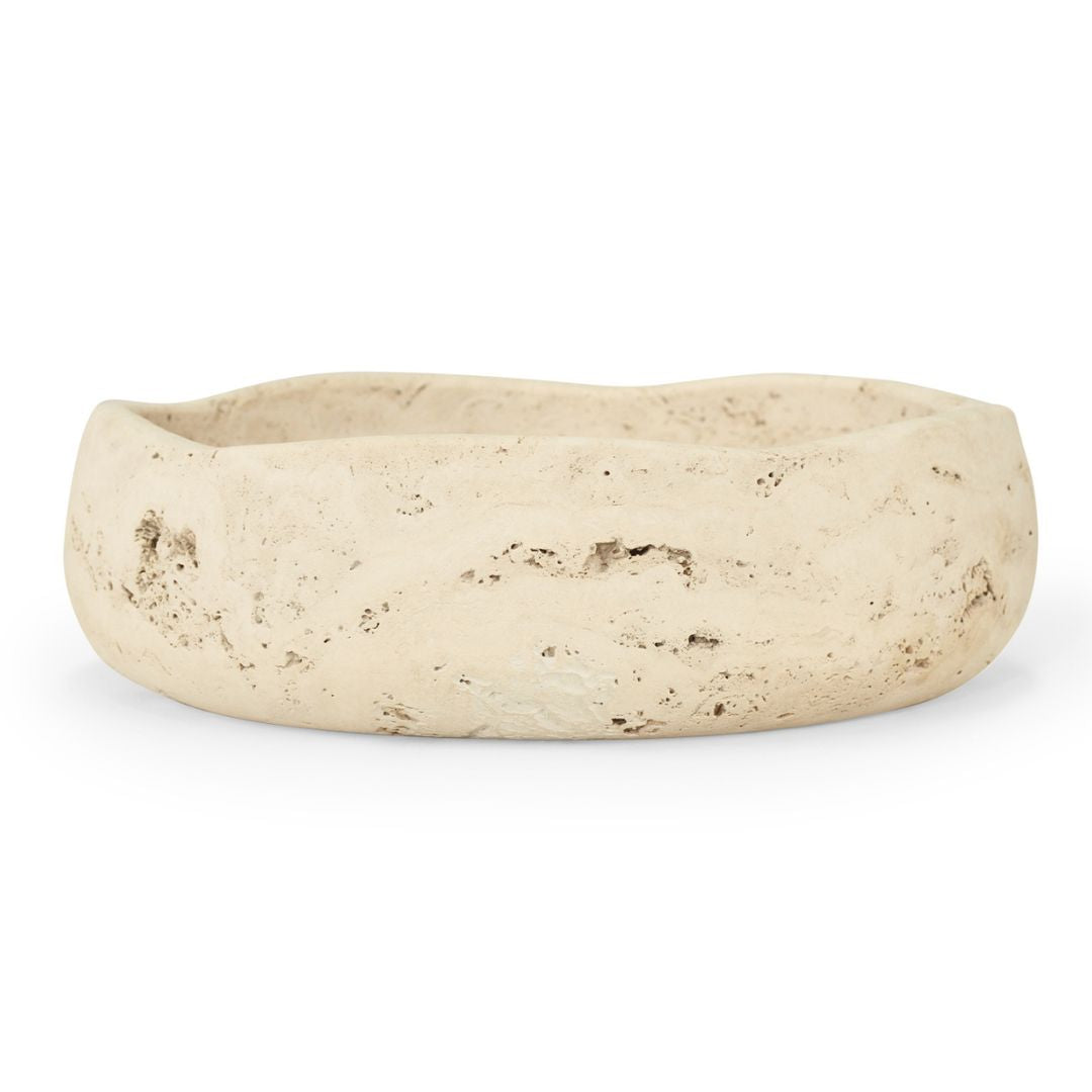 Natural Travertine Bowl