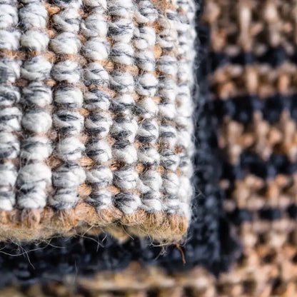 Close-up of textured rug