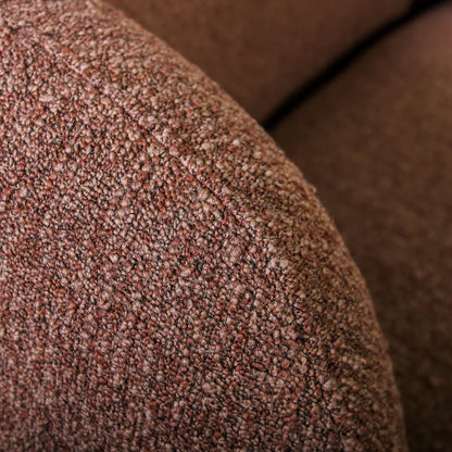 Close-up of brown textured fabric