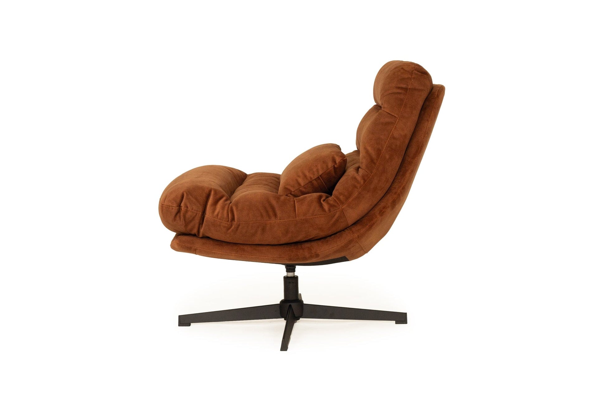 Alfred Swivel Chair – Rust Upholstery Abide 