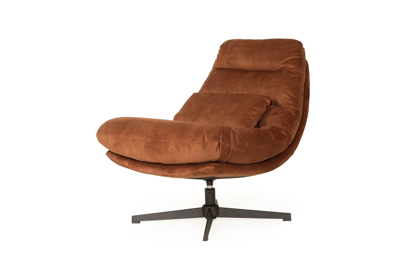 Alfred Swivel Chair – Rust Upholstery Abide 