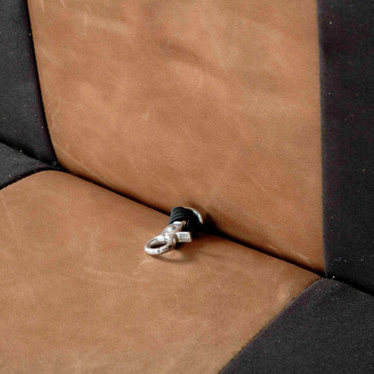 Tan brown saddle leather sofa 