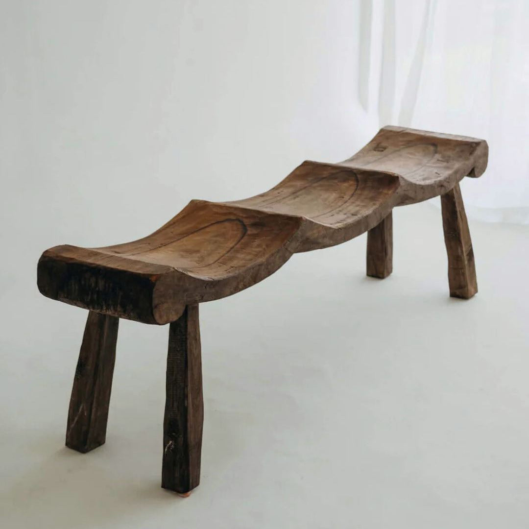 Alvarez Natural Aged Teak Bench (2 & 3 Seater) 