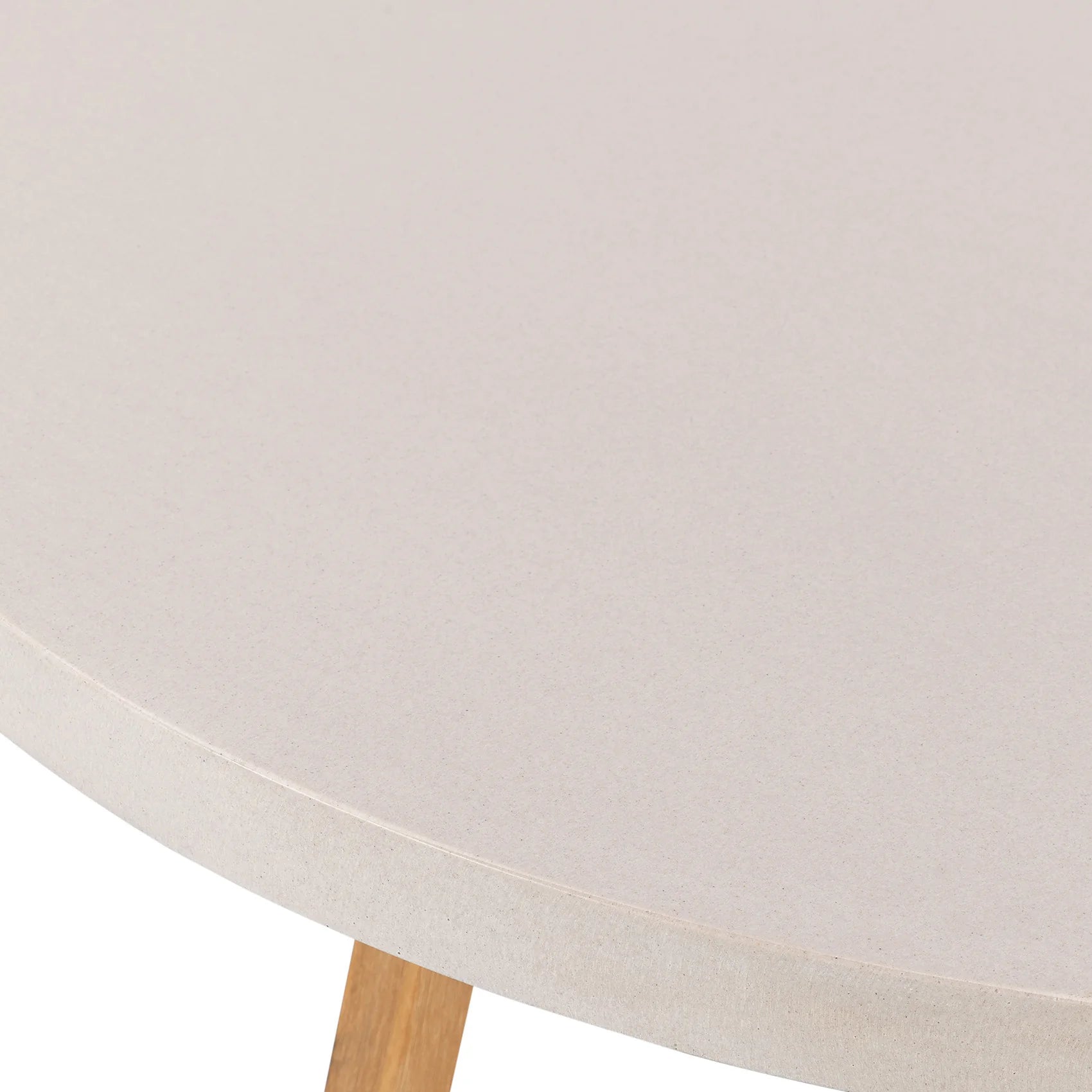 Amalfi Beech Stone 160cm Round Dining Table Elkstone 