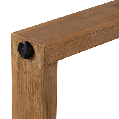 Amalfi Dining Table Stone Top With Light Honey Legs Sun Republic 