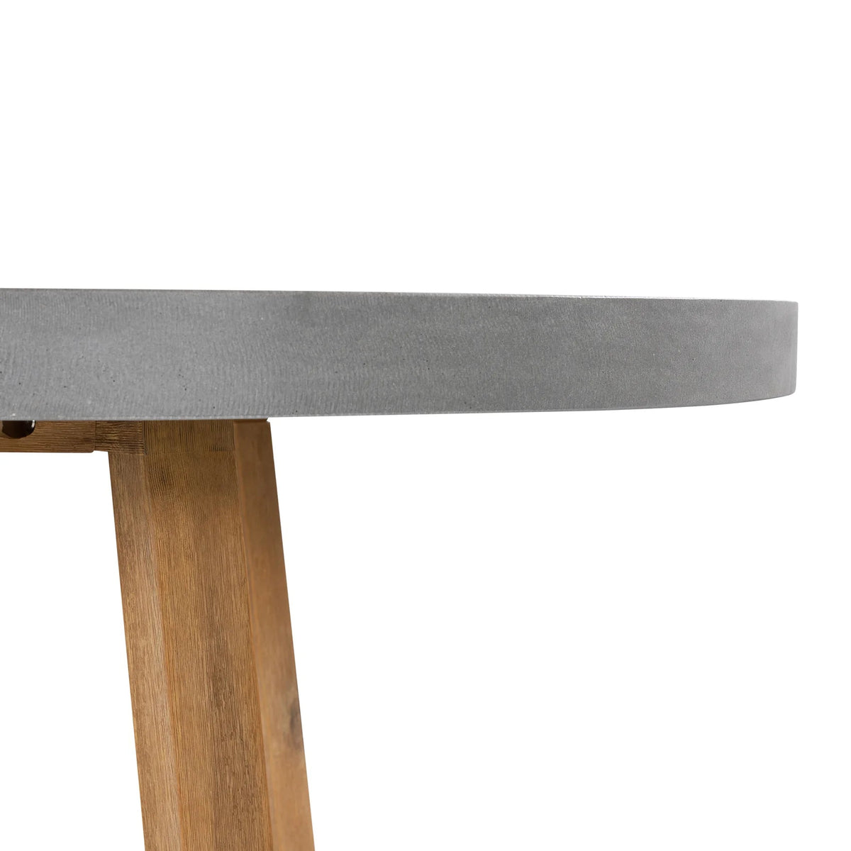 Amalfi Round Dining Table - Pebble Grey Stone