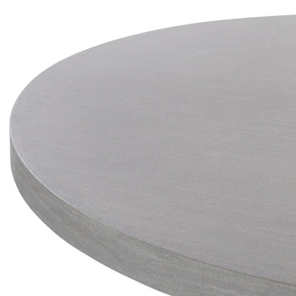 Amalfi Round Dining Table - Pebble Grey Stone