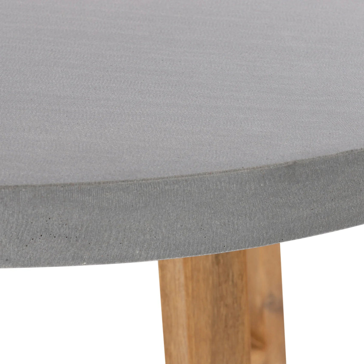 Amalfi Round Dining Table - Pebble Grey Stone