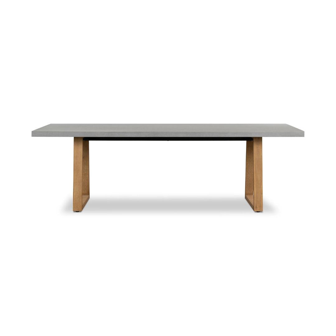 Amalfi Pebble Grey Stone Dining Table 