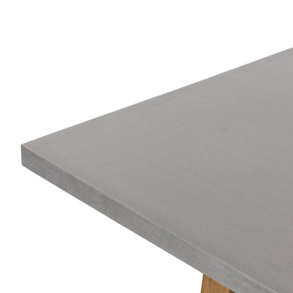 Amalfi Pebble Grey Stone Dining Table 
