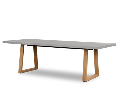 Amalfi Pebble Grey Stone Dining Table Elkstone 