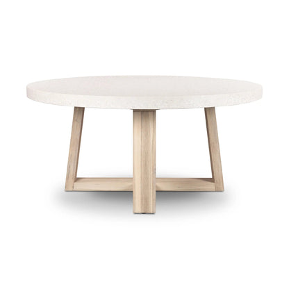 Amalfi Terrazzo Stone 160cm Round Dining Table (Wide Leg) 