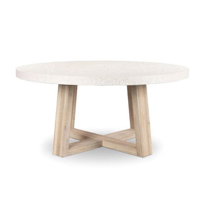 Amalfi Terrazzo Stone 160cm Round Dining Table (Wide Leg) 
