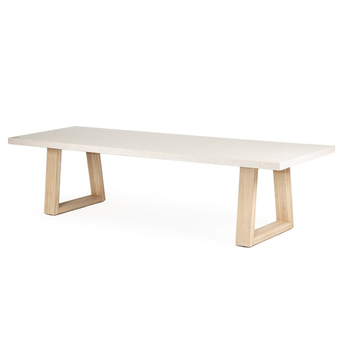Amalfi Terrazzo Stone Bench Seat (Wide Leg) 