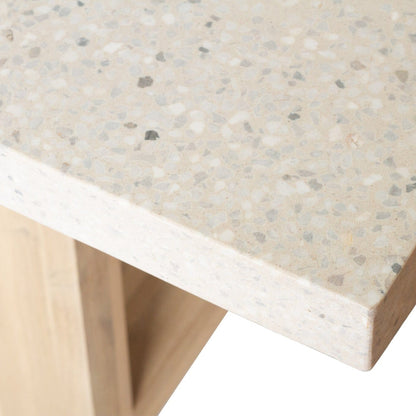 Amalfi Terrazzo Stone Bench Seat (Wide Leg) 
