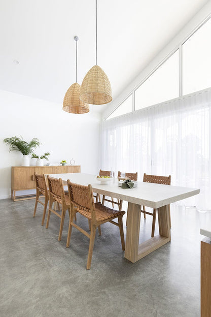 Amalfi Terrazzo Stone Dining Table (Wide Leg) Elkstone 