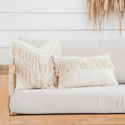 Amelia Shell Embellished Cushion Cover Lumber Sun Republic 