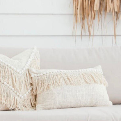 Amelia Shell Embellished Cushion Cover Lumber Sun Republic 