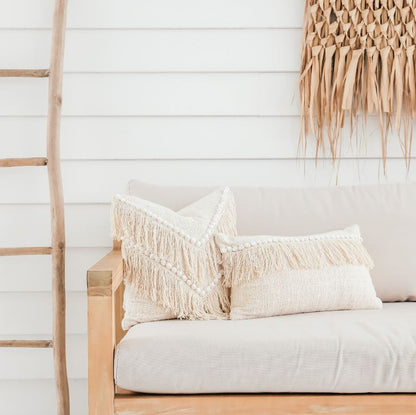 Amelia Shell Embellished Cushion Cover Lumber Sun Republic 