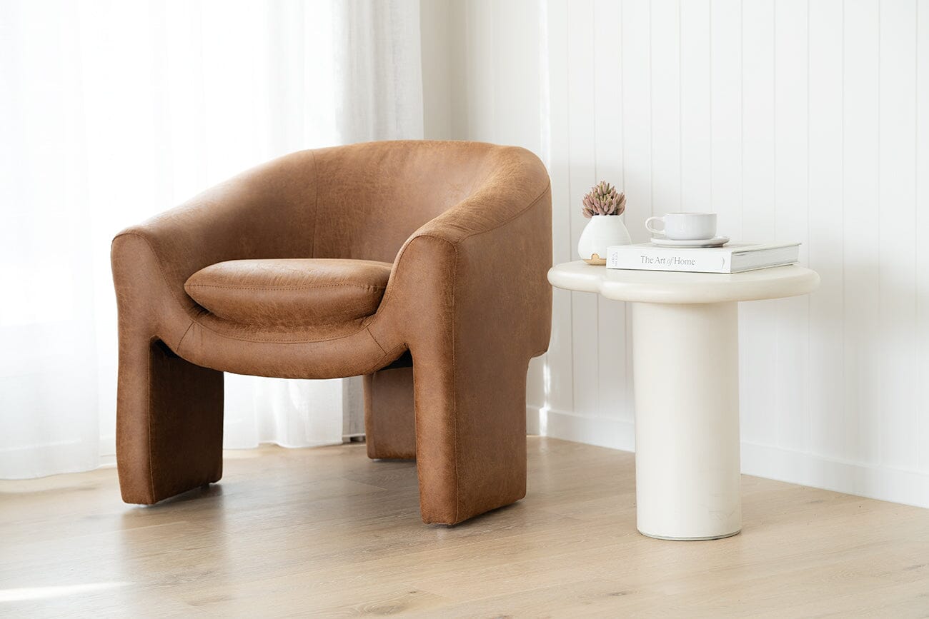 Amery Armchair – Cognac Leather Sun Republic 