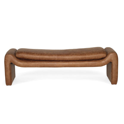 Amery Bench Seat – Cognac Leather Sun Republic 