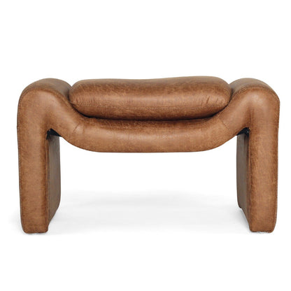 Amery Ottoman – Cognac Leather Sun Republic 