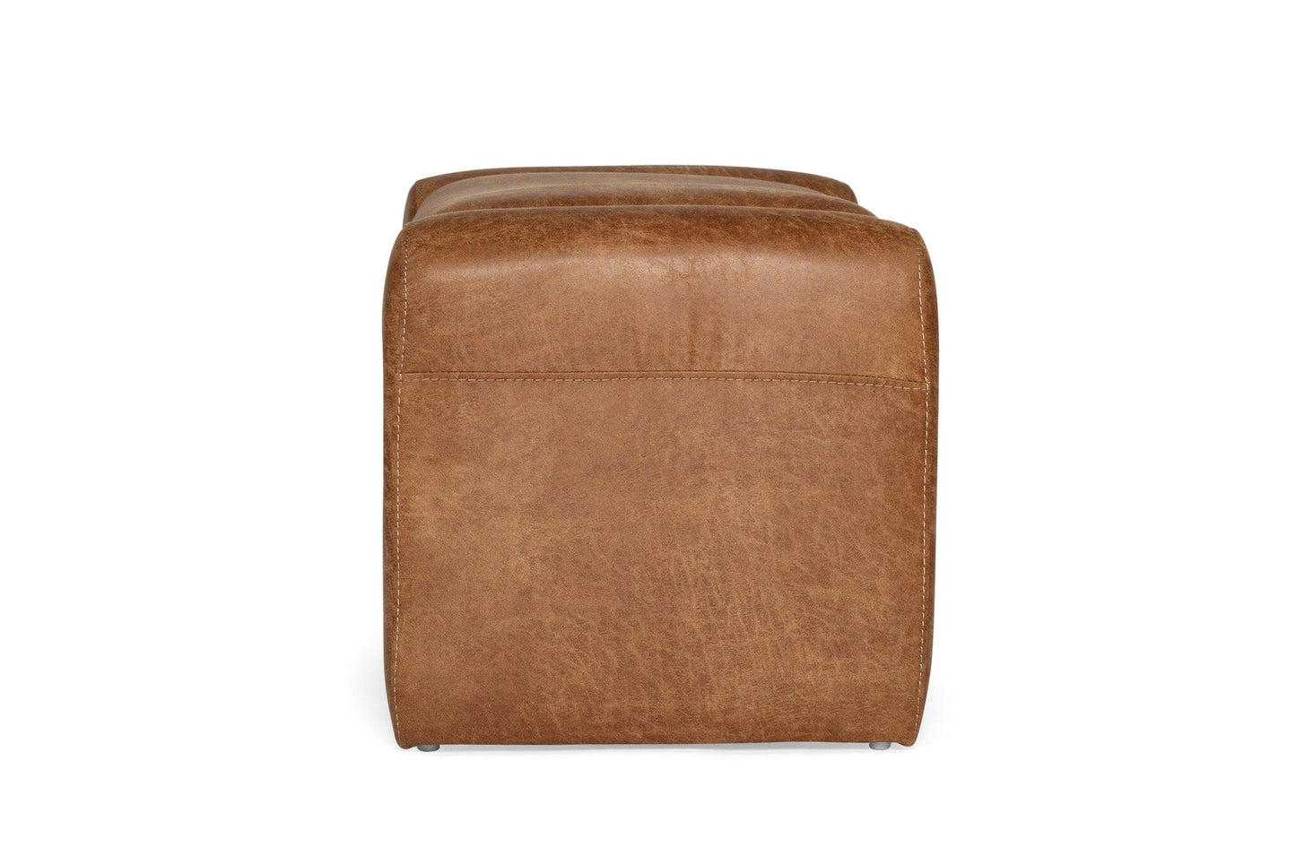 Amery Ottoman – Cognac Leather Sun Republic 