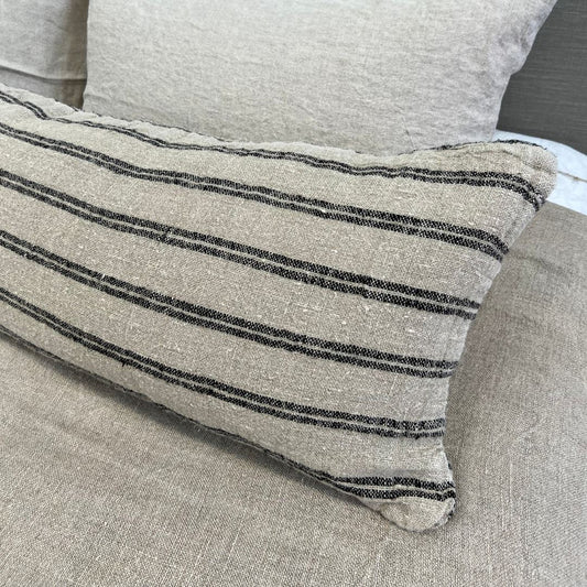 Angaston Handloomed Long Lumbar Cushion | 120cm x 40cm Linens Unlimited 